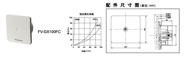 自然进风口配件尺寸图